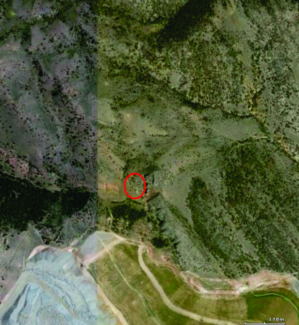 Fig 41 Sheep Rock Spring aerial view