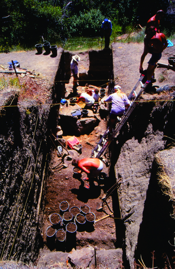 Fig 44 Sheep Rock Spring excavation work 1