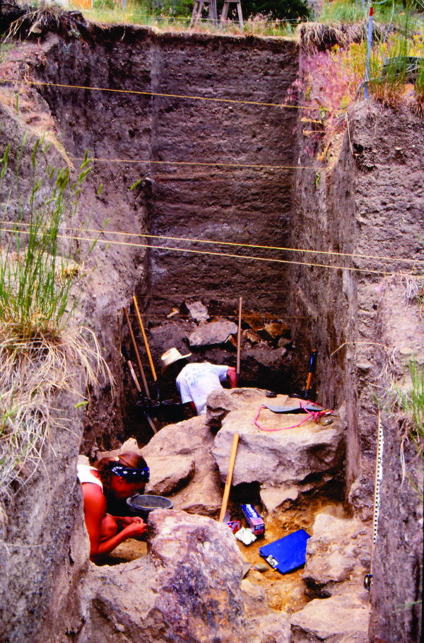 Fig 45 Sheep Rock Spring excavation work 2