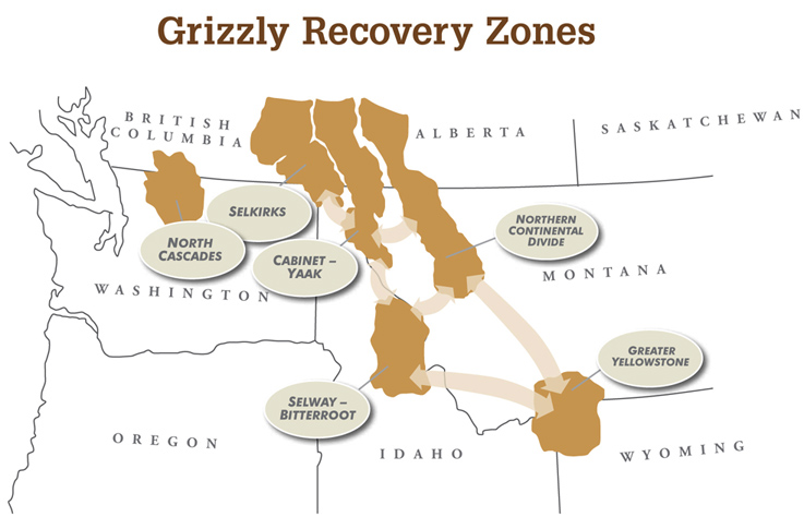 This Is Yellowstone recovery zone map